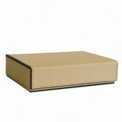 Scatola porta carte da gioco beige