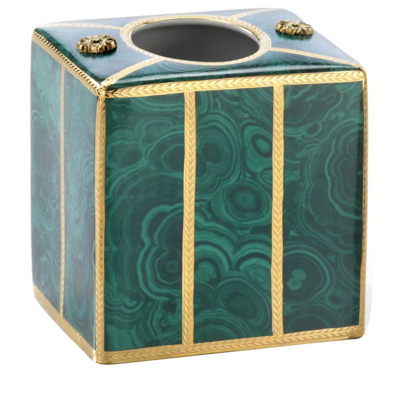 Scatola porta fazzoletti verde