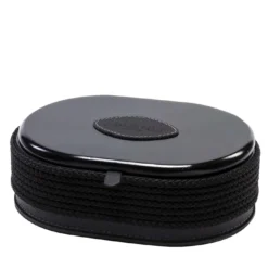 Scatola portagioie ovale nera