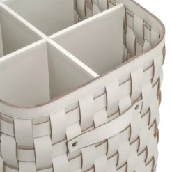 Scatola Portascarpe Demetra in Pelle Beige