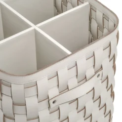 Scatola Portascarpe Demetra in Pelle Beige
