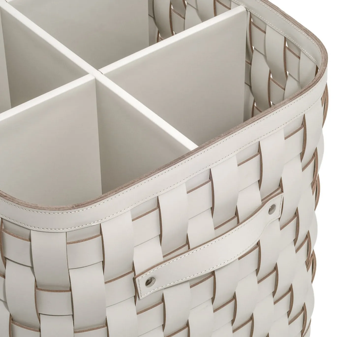 Scatola Portascarpe Demetra in Pelle Beige