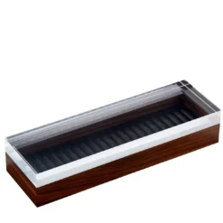 Scatola rettangolare lunga Febe Ebony Lines