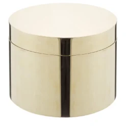 Scatola rotonda in ottone