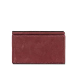 Scatola Stingray in pelle Nubuck Rosso Persiano