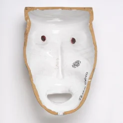 Scultura da parete Maschera Ornamentale in ceramica #2