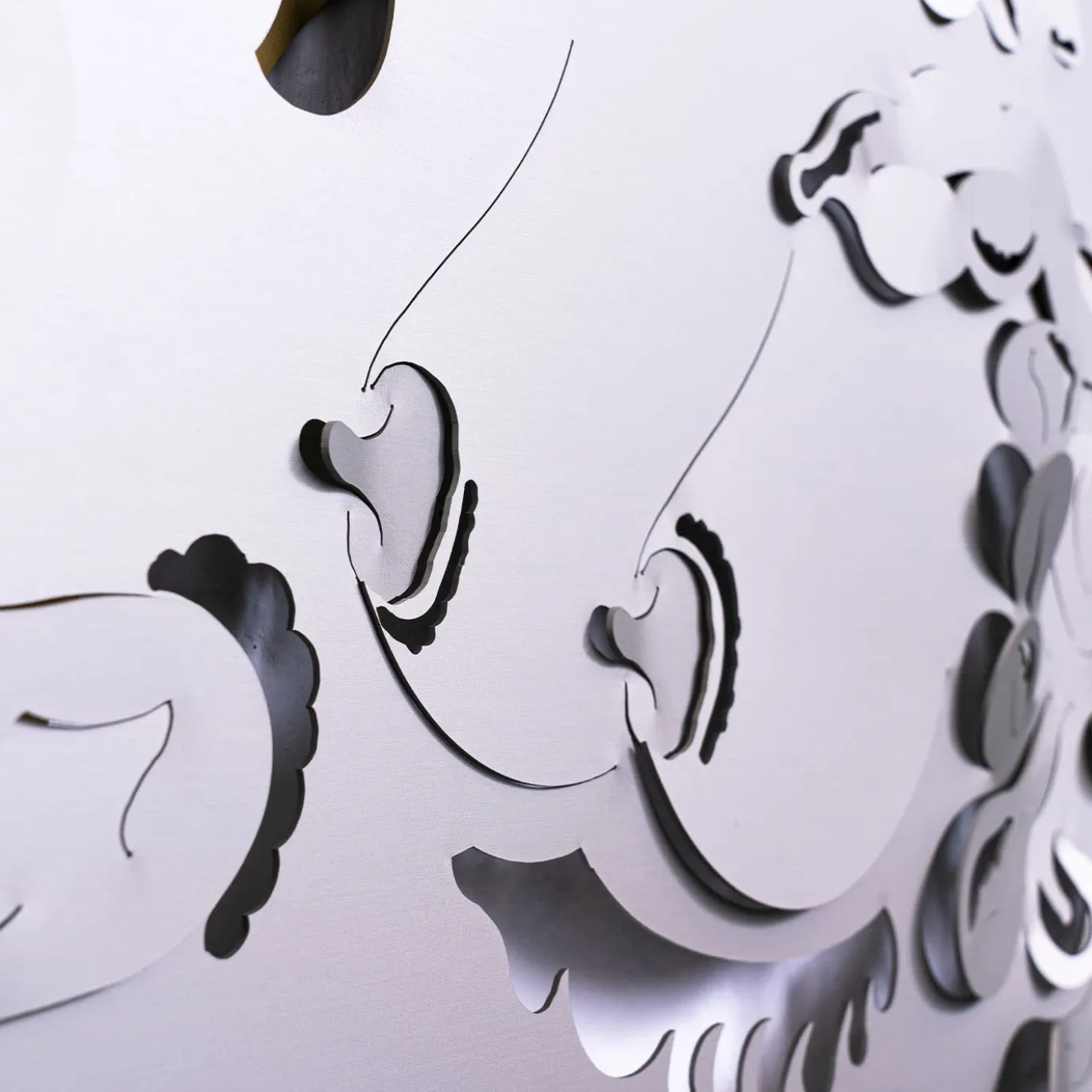 Scultura da parete The Hunt di Matteo Cibic