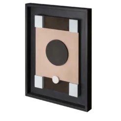 Scultura decorativa da parete Tabou con cornice nera #2