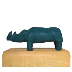 Scultura di rinoceronte preistorico