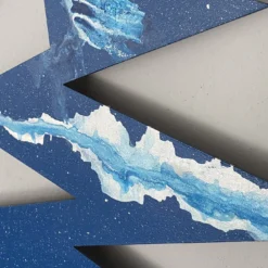 Scultura Galaxy in alluminio Morsa