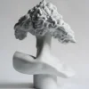 Scultura Genio della Scienza in Marmo Bianco di Carrara
