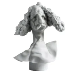 Scultura Genio della Scienza in Marmo Bianco di Carrara