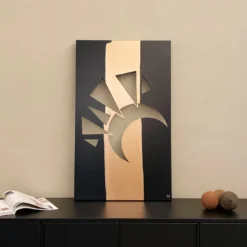 Scultura in alluminio Luna Trace