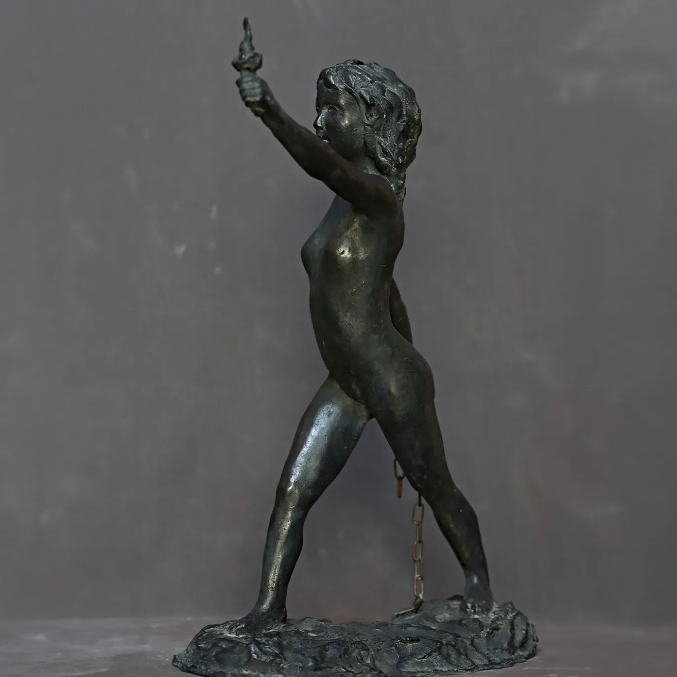 Scultura in bronzo Libertà