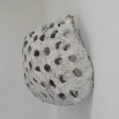 Scultura in Ceramica Bianca Forma