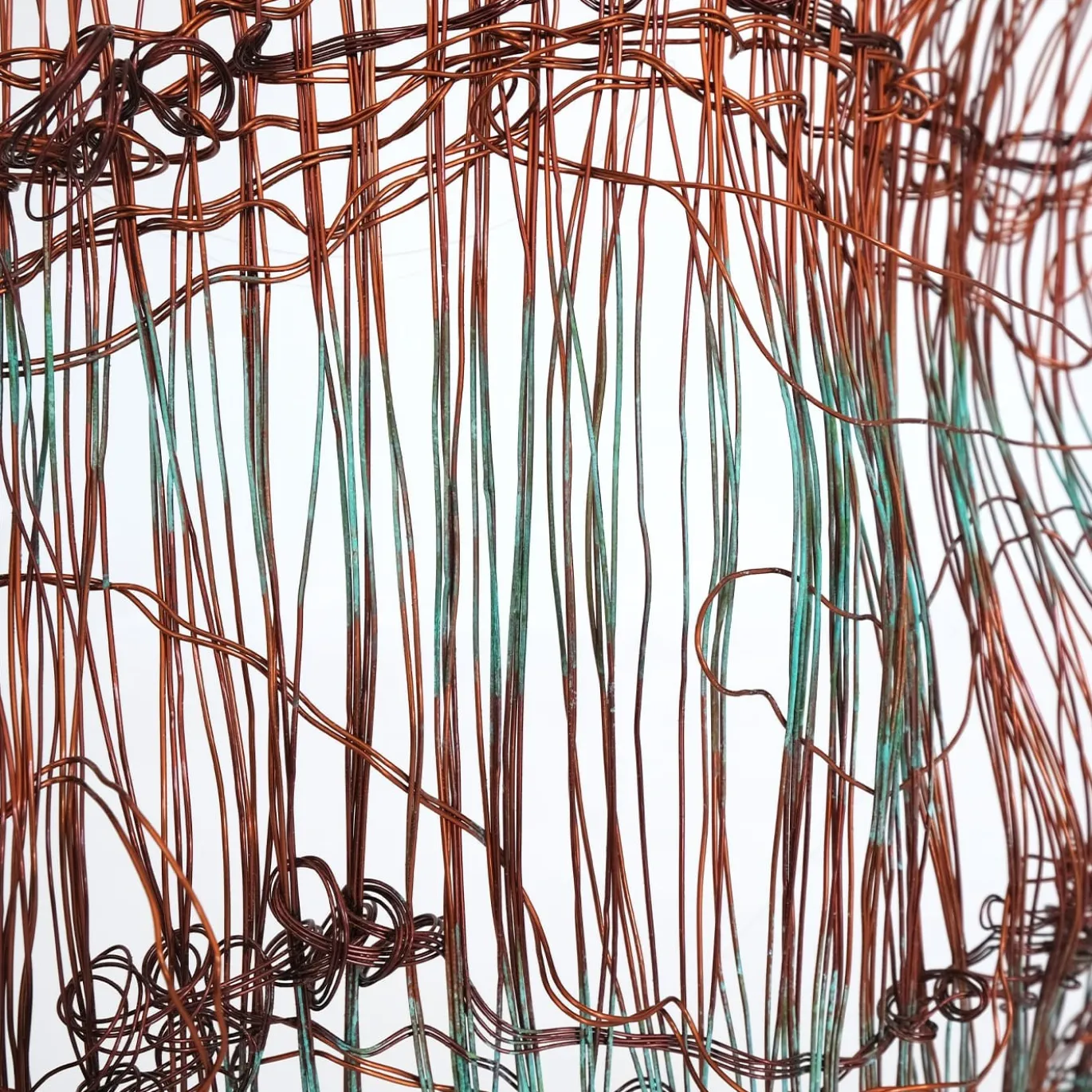 Scultura in rame Paesaggio Alchemico Tramonto