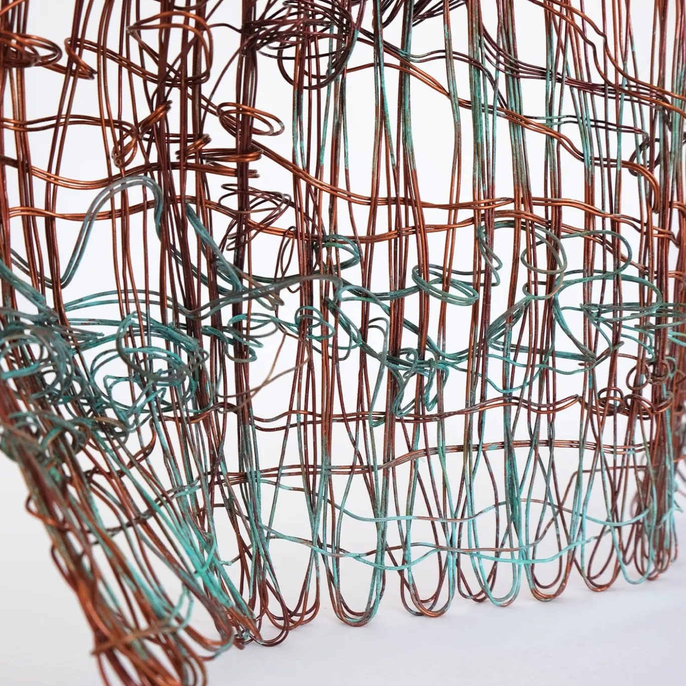 Scultura in rame Paesaggio Alchemico Tramonto
