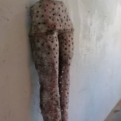 Scultura in Resina Rosa Gambe