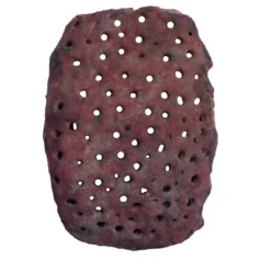 Scultura in resina rossa scura Forma