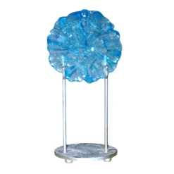 Scultura in vetro blu Frammenti cosmici