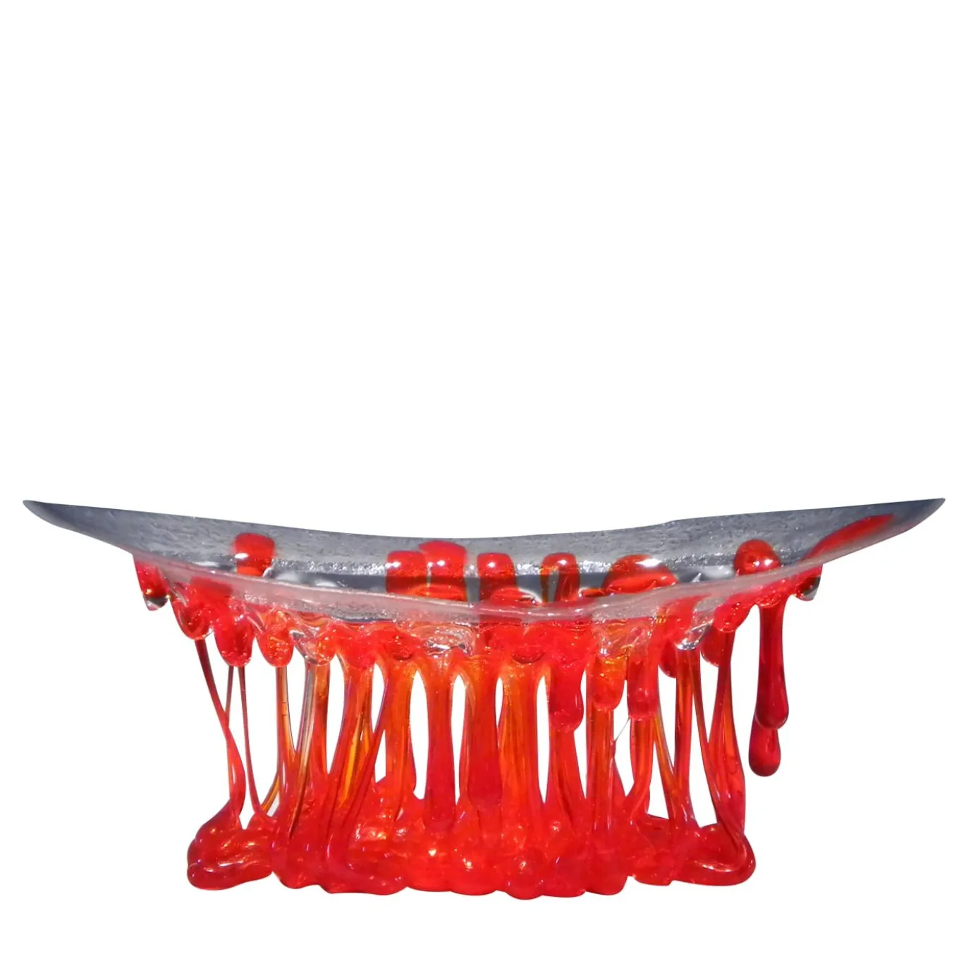 Scultura in vetro di Murano Osè Jellyfish