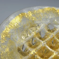 Scultura in Vetro Piccola Cristallo Oro