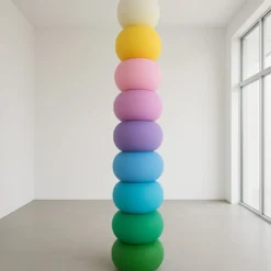 Scultura Karamu Colors in acciaio inossidabile