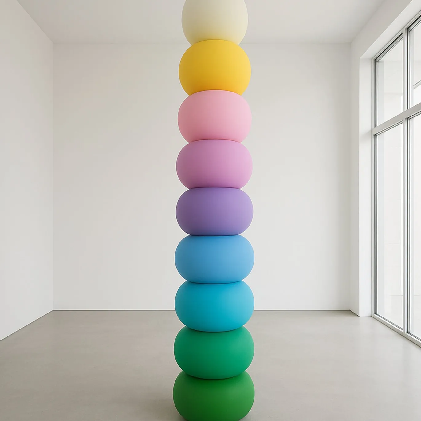 Scultura Karamu Colors in acciaio inossidabile