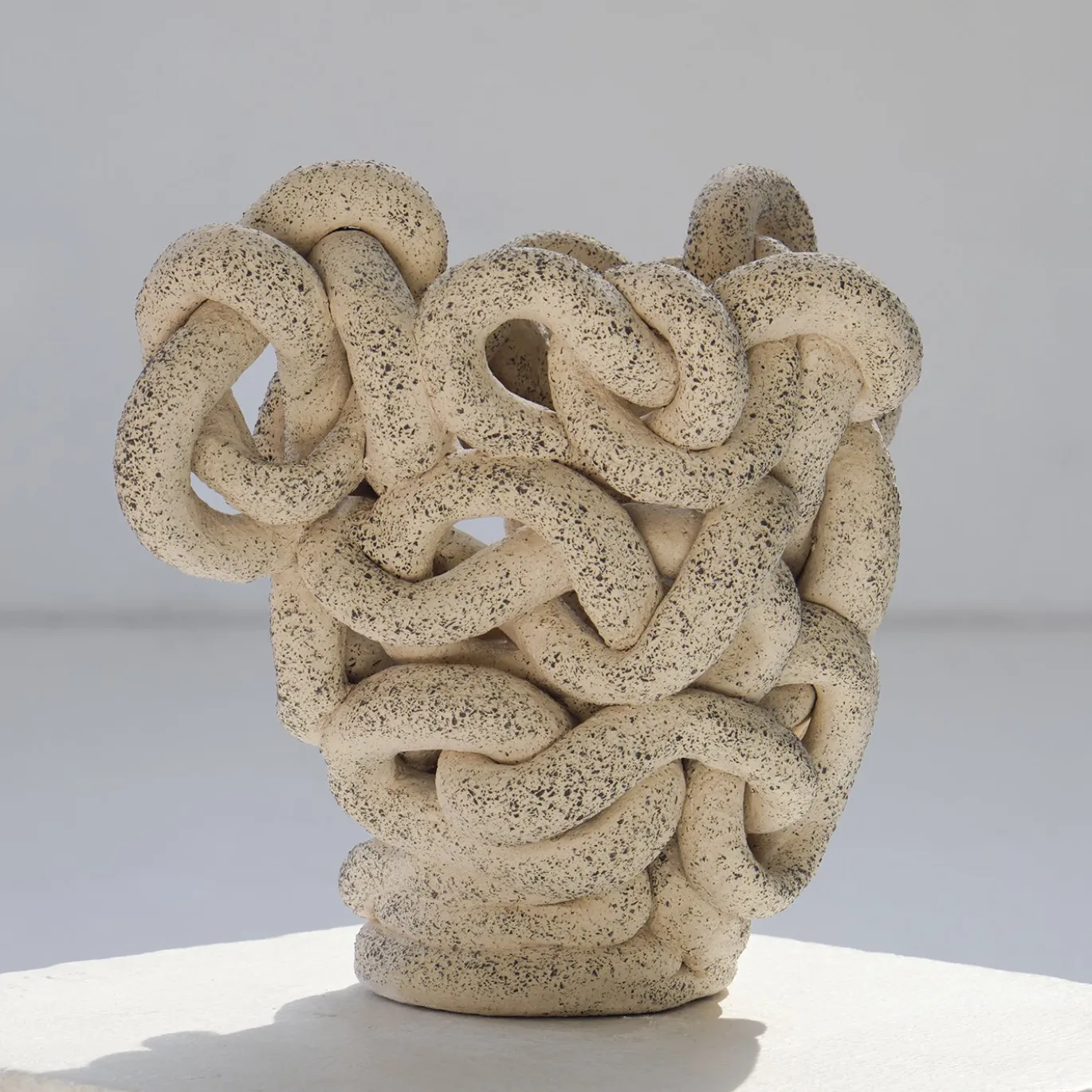 Scultura La Grande Indigestion LGI#03 in Grès Avorio