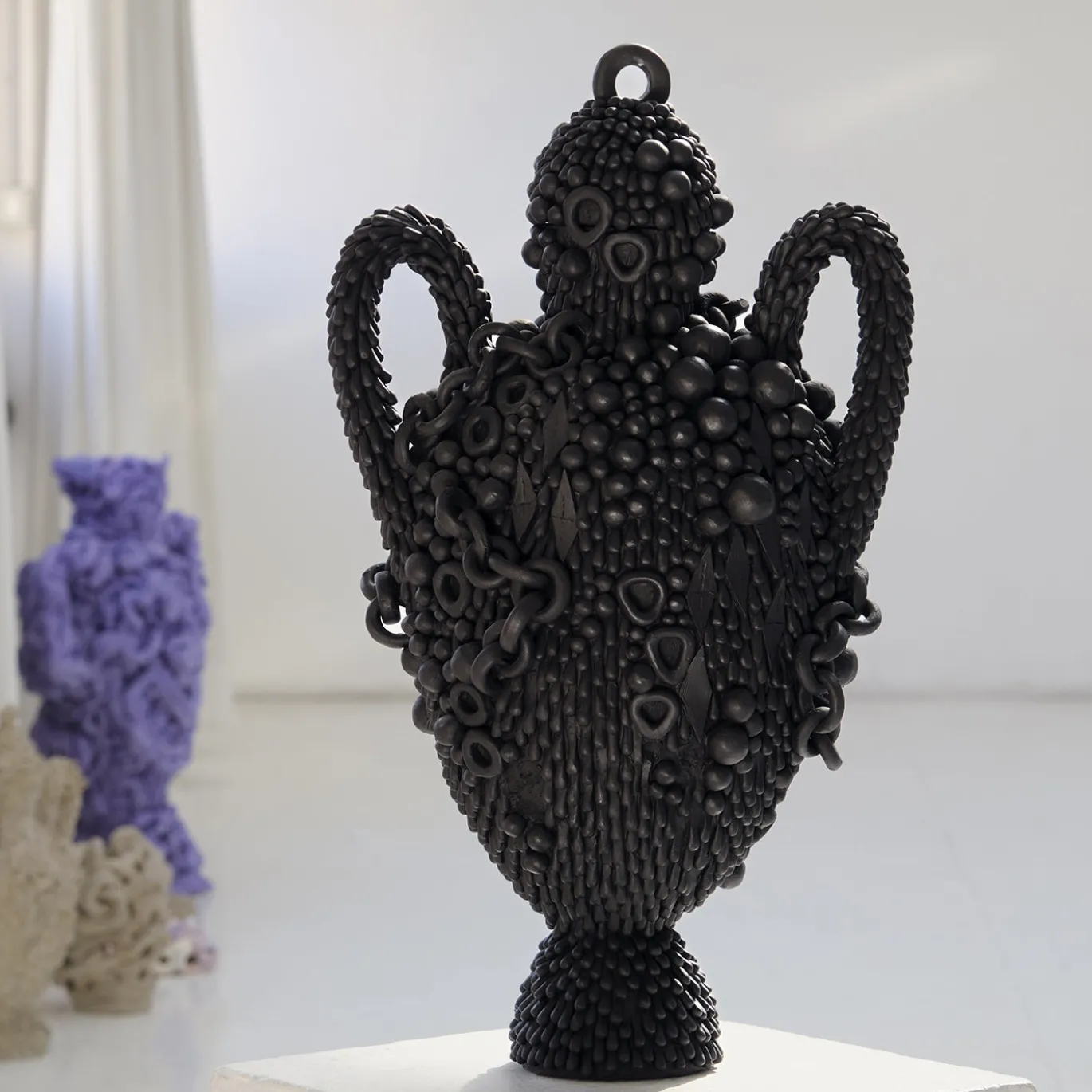 Scultura La Grande Indigestione LGI#08 in Grès Nero