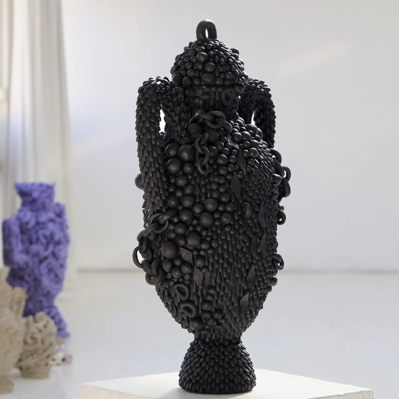 Scultura La Grande Indigestione LGI#08 in Grès Nero