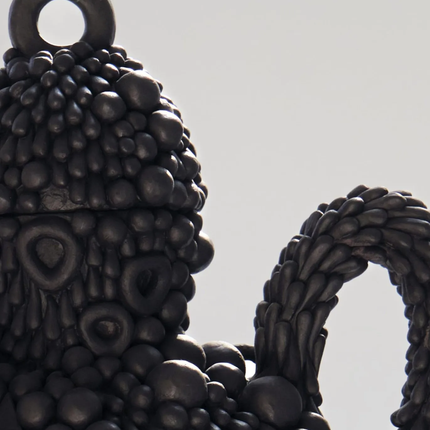Scultura La Grande Indigestione LGI#08 in Grès Nero