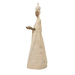 Scultura La Papessa A Tutto Tondo Beige e Bronzo