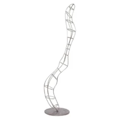 Scultura metallica di embrione