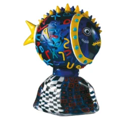 Scultura Pescado Sobra Roca di Alfredo Sosabravo in edizione limitata