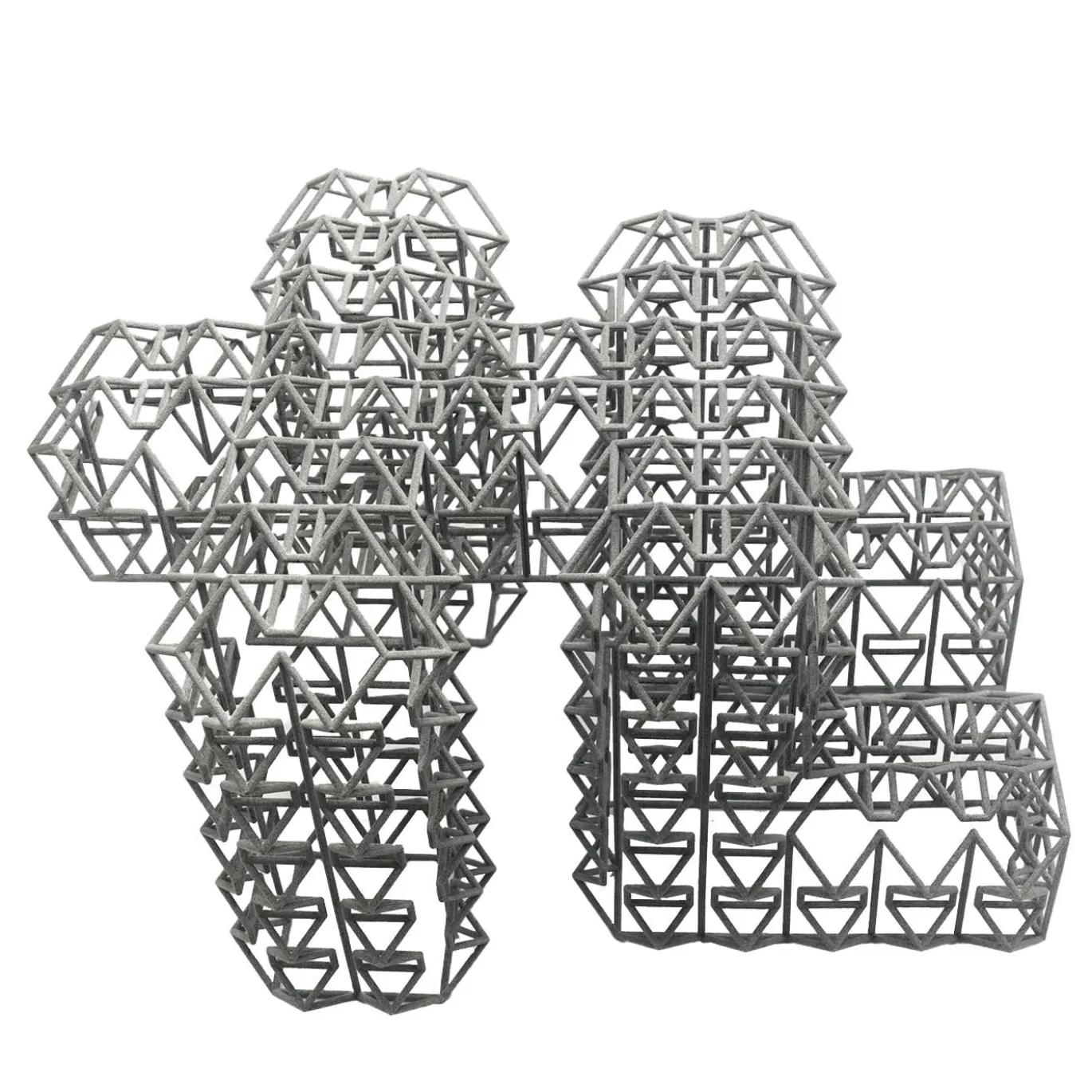 Scultura Prono Structure Grigia