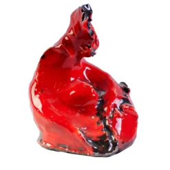 Scultura rossa Cuore Di Madre