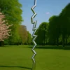 Scultura Vibra in Acciaio Inossidabile a Specchio