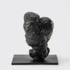 Scultura Void in Bronzo Nero