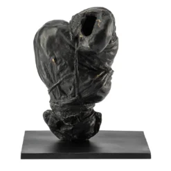 Scultura Void in Bronzo Nero