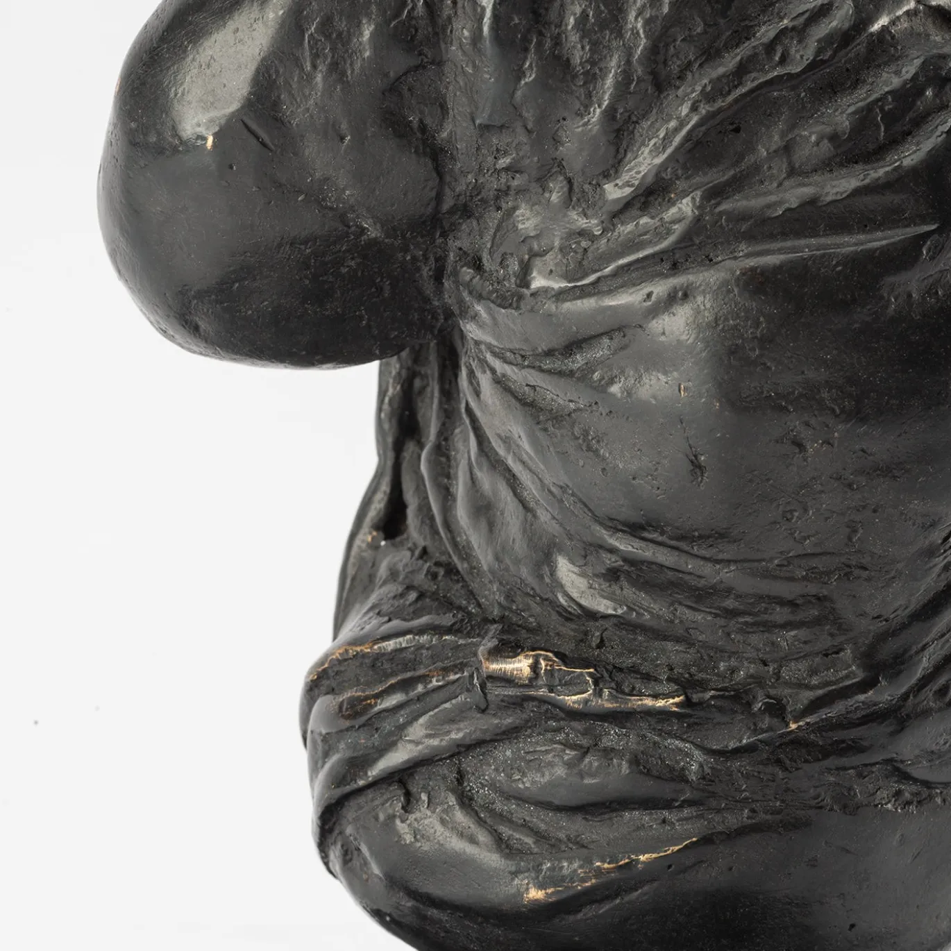 Scultura Void in Bronzo Nero
