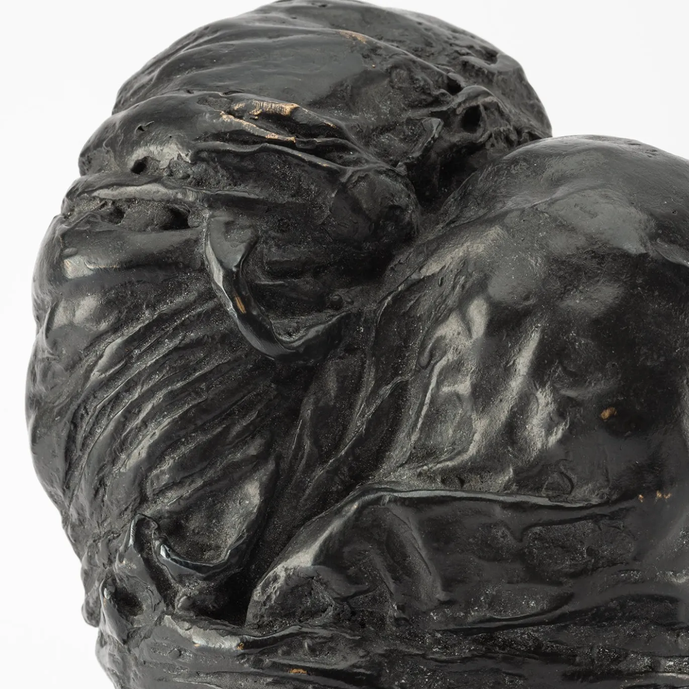Scultura Void in Bronzo Nero