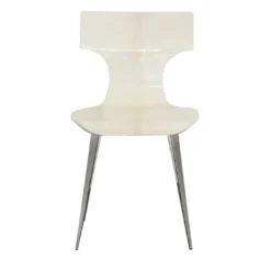 Sedia di design in pelle di capra
