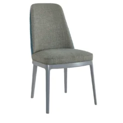 Sedia Xara Alta Schienale Azzurro Chiaro