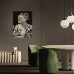 Senza titolo con Cagnacci Pittura ad olio