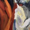 Senza titolo con Hogart Pittura a olio