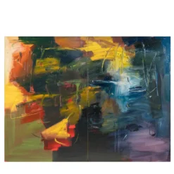 Senza titolo (Dedalo) Pittura policroma a tecnica mista