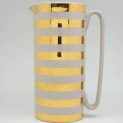 Serlio Gondoliere Oro 24K e Caraffa Grigia