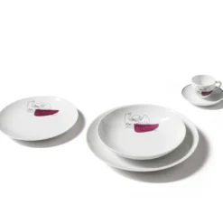 Service Prunier di Le Corbusier - Set di 2 piatti da minestra