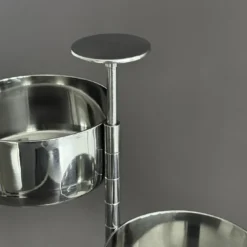 Servizio da portata per aperitivo in acciaio inox Giardino Verticale Giotto